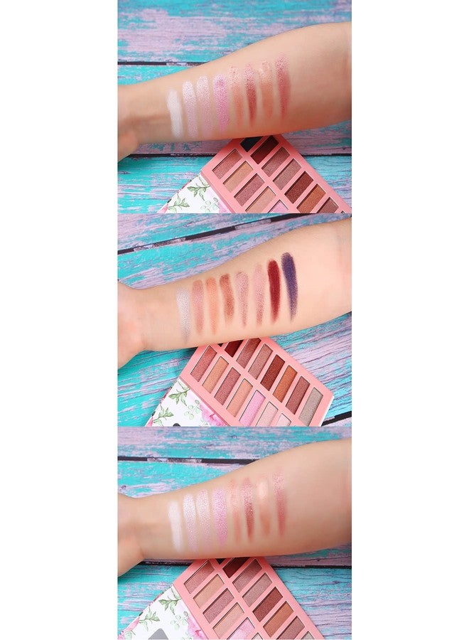 ONLYBETTER Vegan Organic Eyeshadow Palette - 16 Colors Highly Pigmented Metallic Colorful Long Lasting Nude Shimmer - Image 2